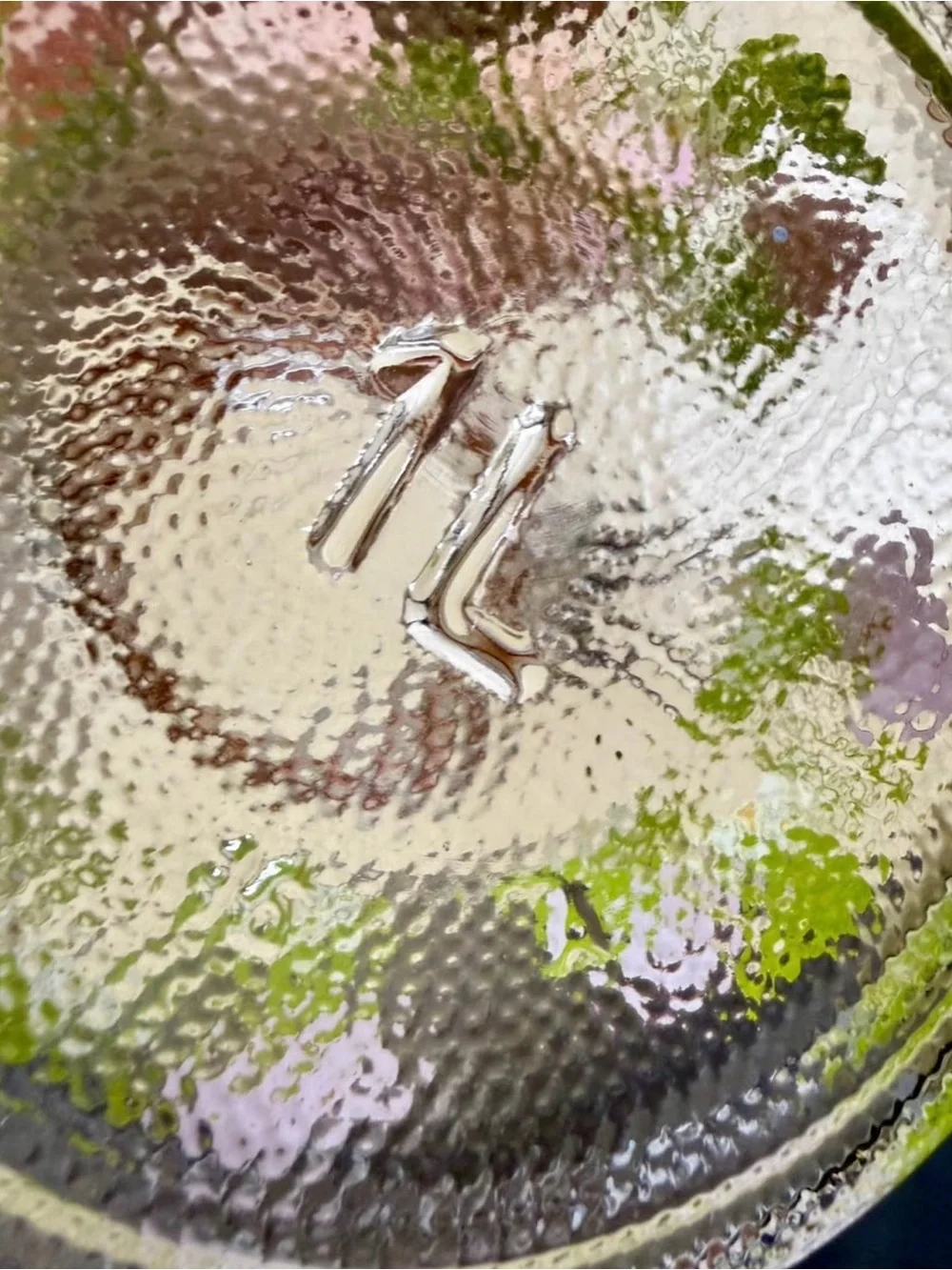 Strawberry Vintage ARC France glass canister from the 1970s- 1L